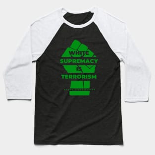 Black Lives Matter (Green) Baseball T-Shirt